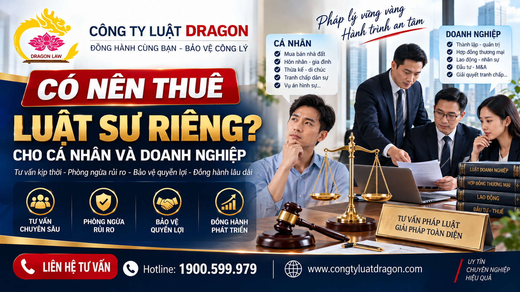 Có nên thuê luật sư riêng cho cá nhân và doanh nghiệp?